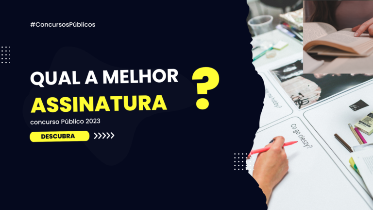 A melhor assinatura para Concursos Públicos