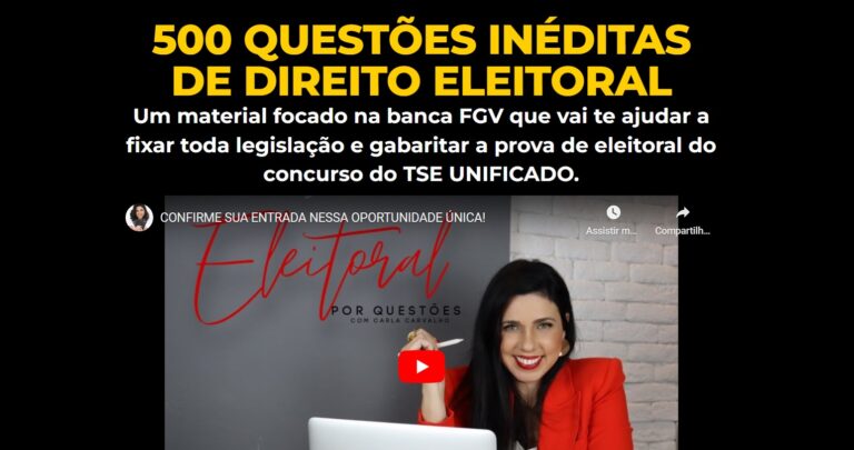 Curso de Direito Eleitoral