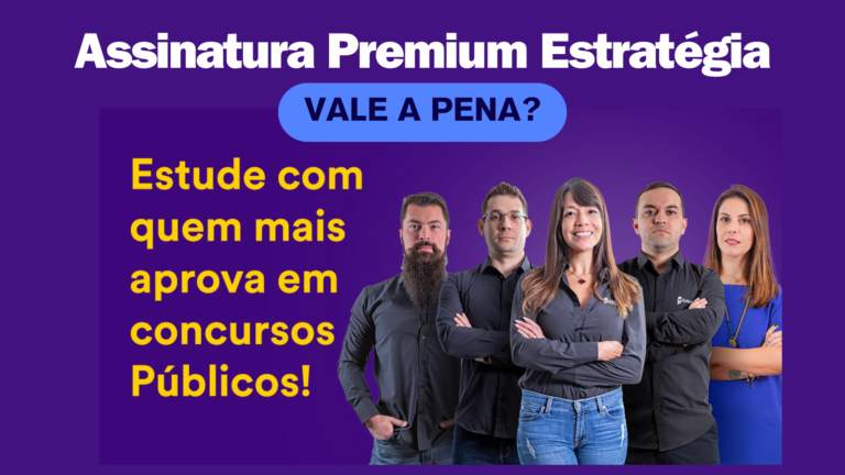 Assinatura Premium do Estratégia é boa