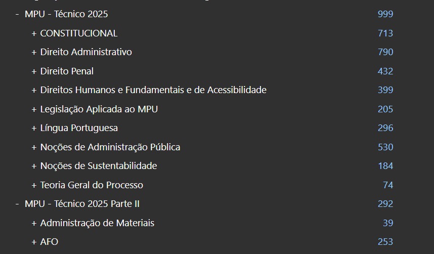 flashcards mpu 2025
